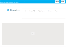 Tablet Screenshot of kinestica.com